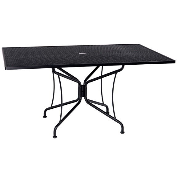 Woodard Mesh Top RTA Dining Table By Woodard 