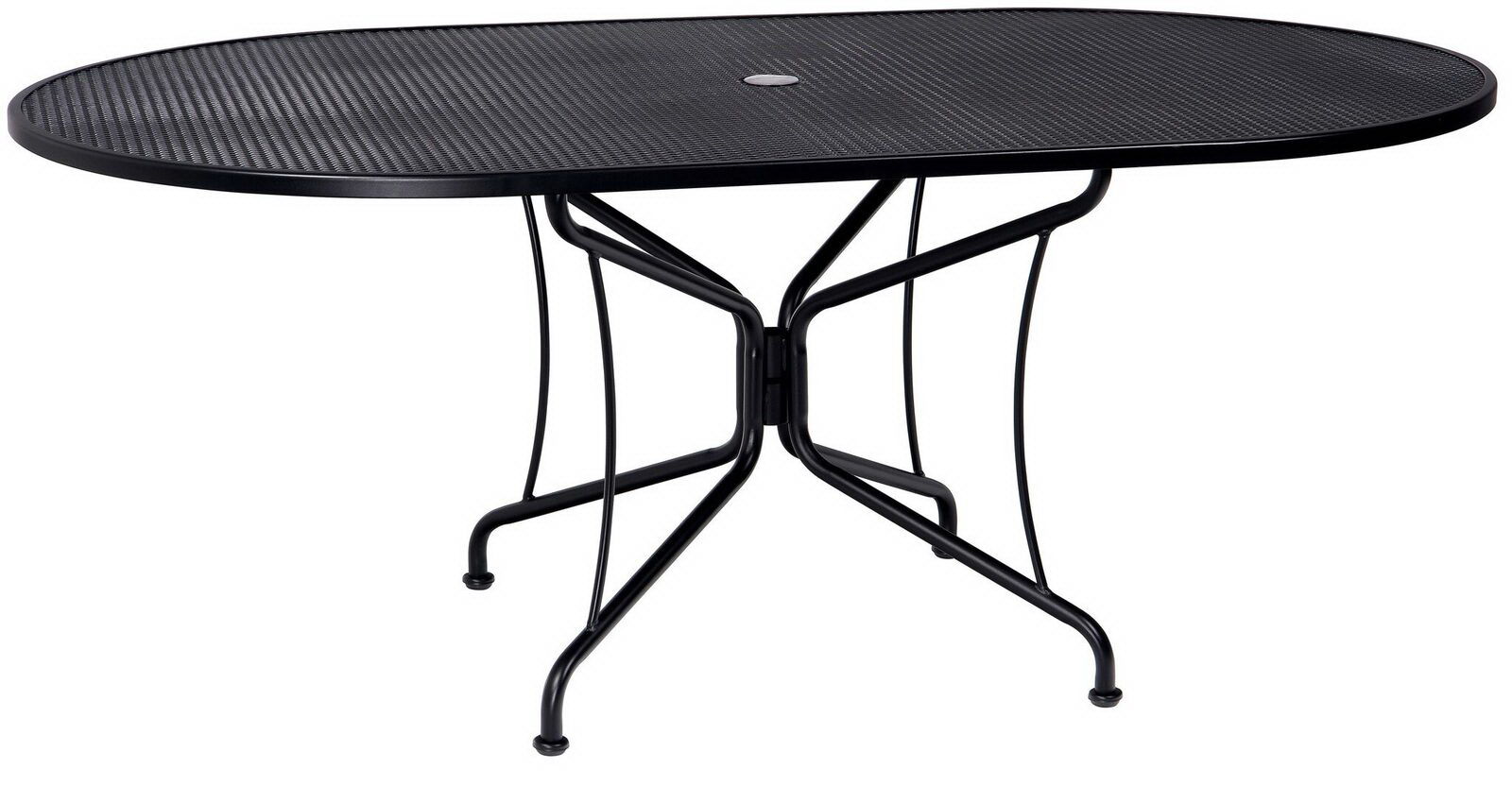 Woodard Mesh Top RTA Dining Table By Woodard 