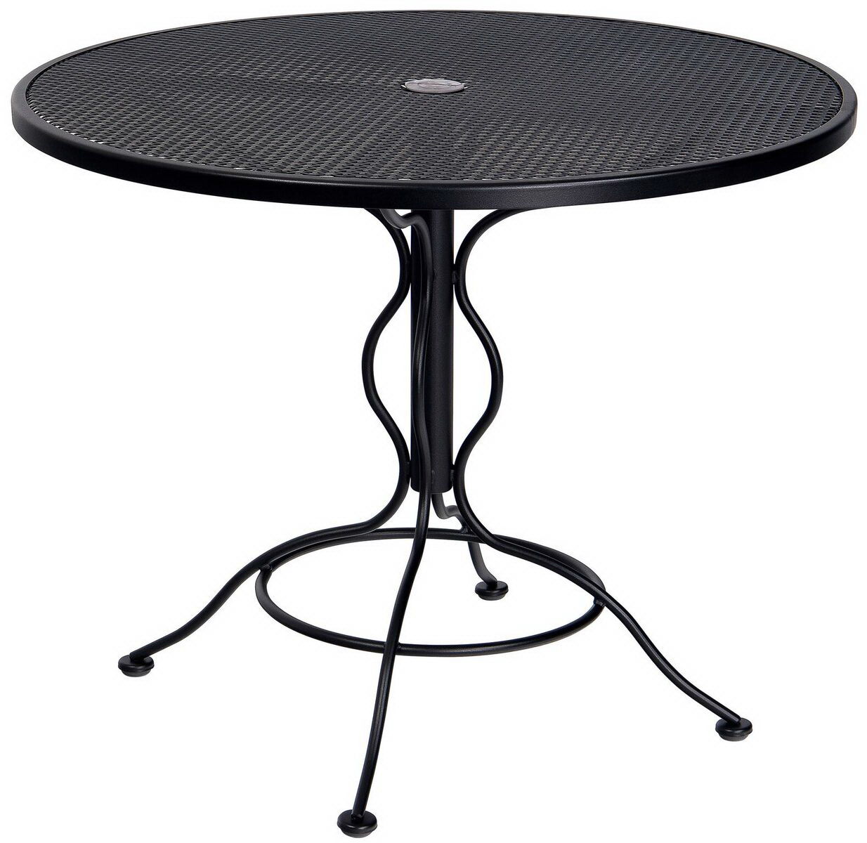 Woodard Mesh Top Set-up Dining Table By Woodard 