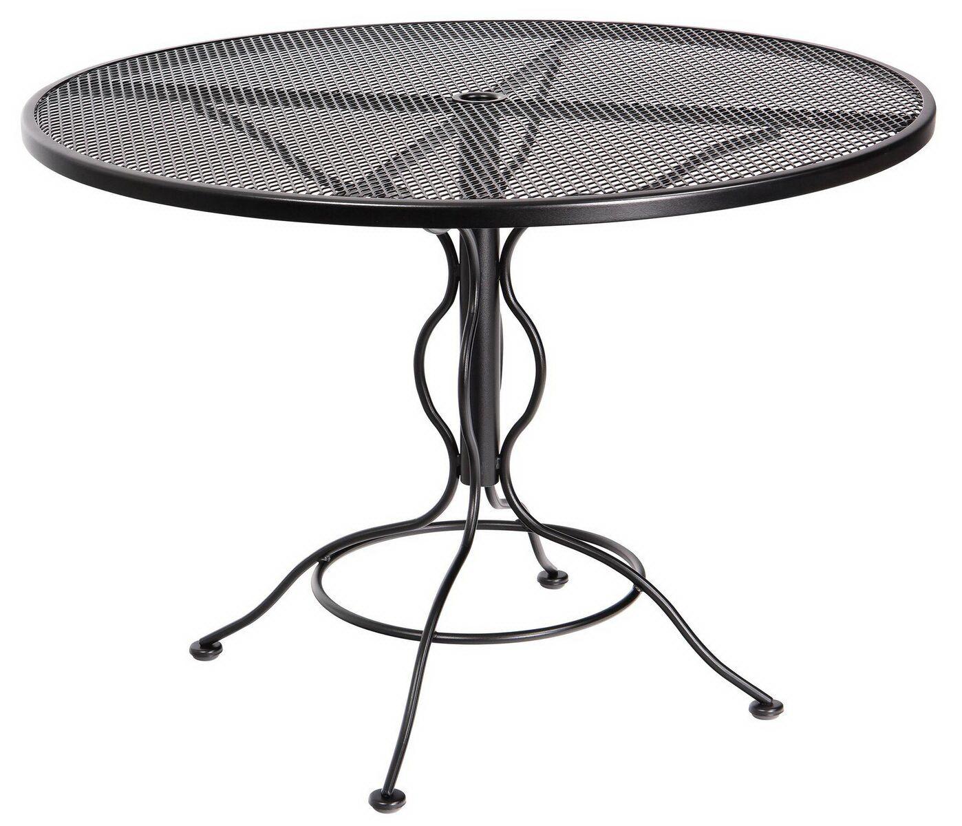 Woodard Mesh Top Set-up Dining Table By Woodard 