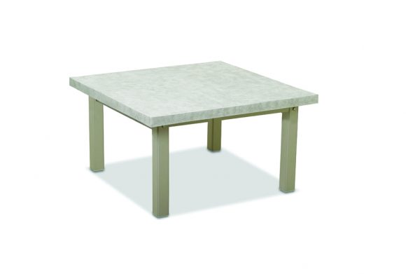 Telescope 42" Square Elements Top Table with Hole by Telescope 