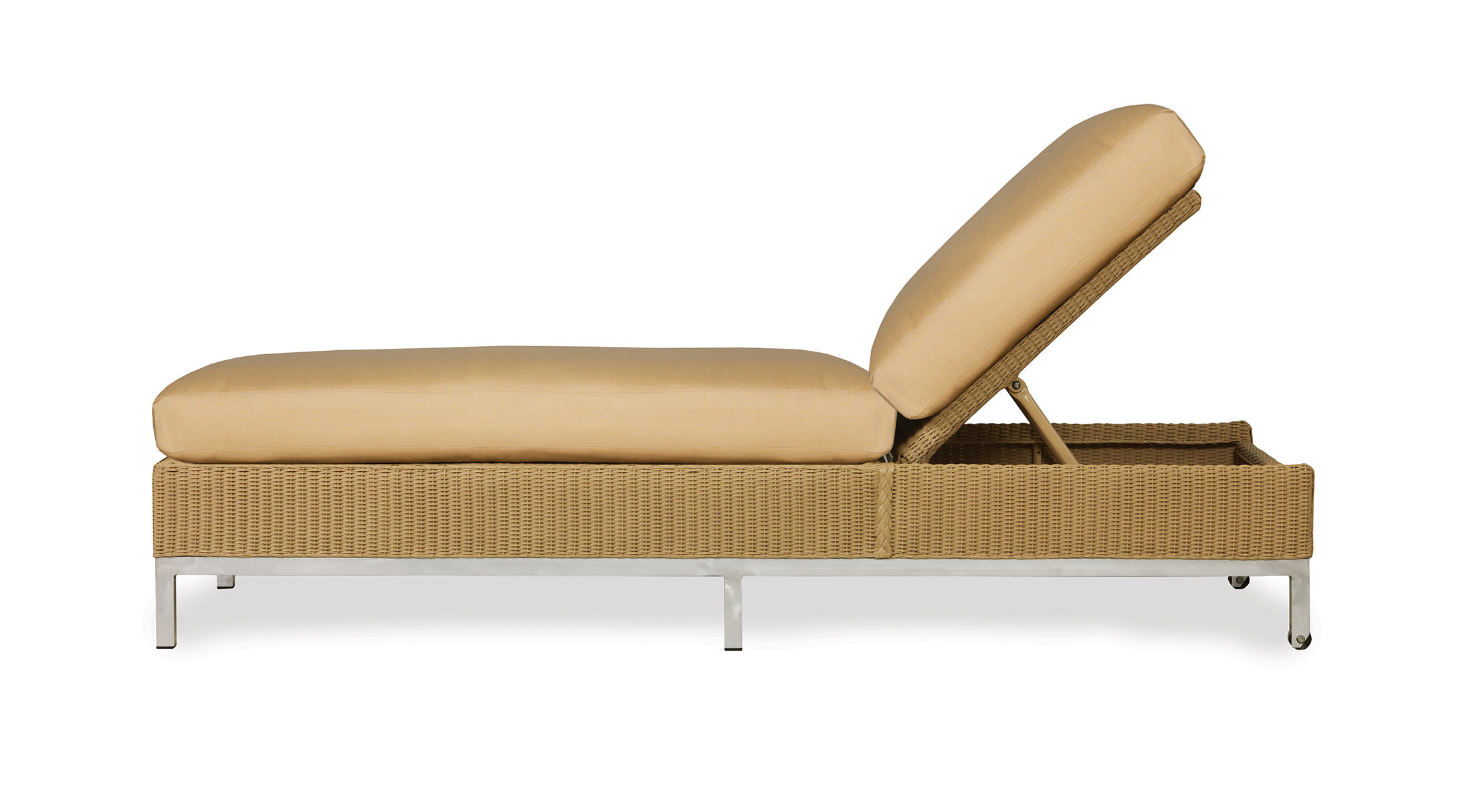 Lloyd Flanders Armless Chaise By Lloyd Flanders 
