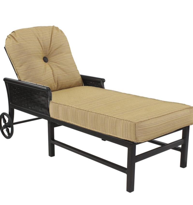 Castelle Cushioned Chaise Lounge By Castelle 
