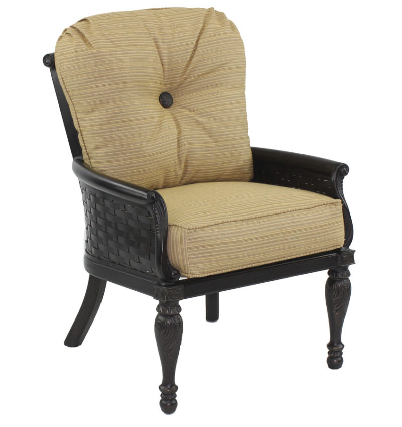 Castelle Cushioned Dining Chair By Castelle 
