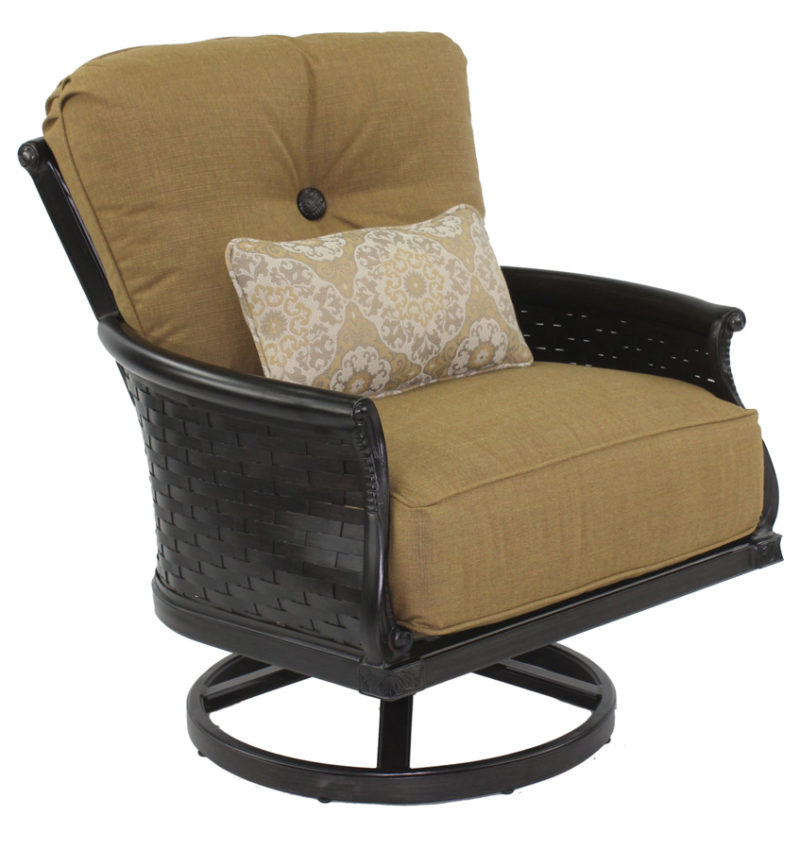 Castelle Cushioned Lounge Swivel Rocker By Castelle 