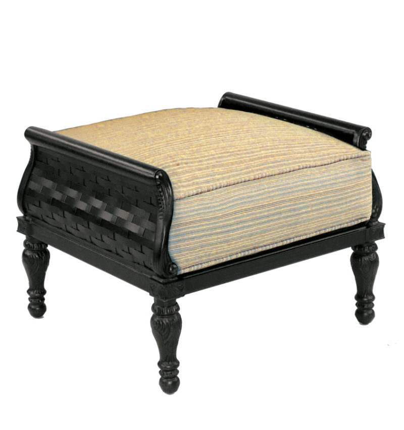 Castelle Metro Cushioned Ottoman By Castelle 