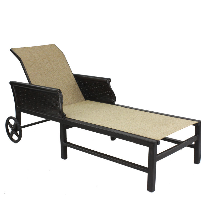 Castelle Sling Chaise Lounge By Castelle 