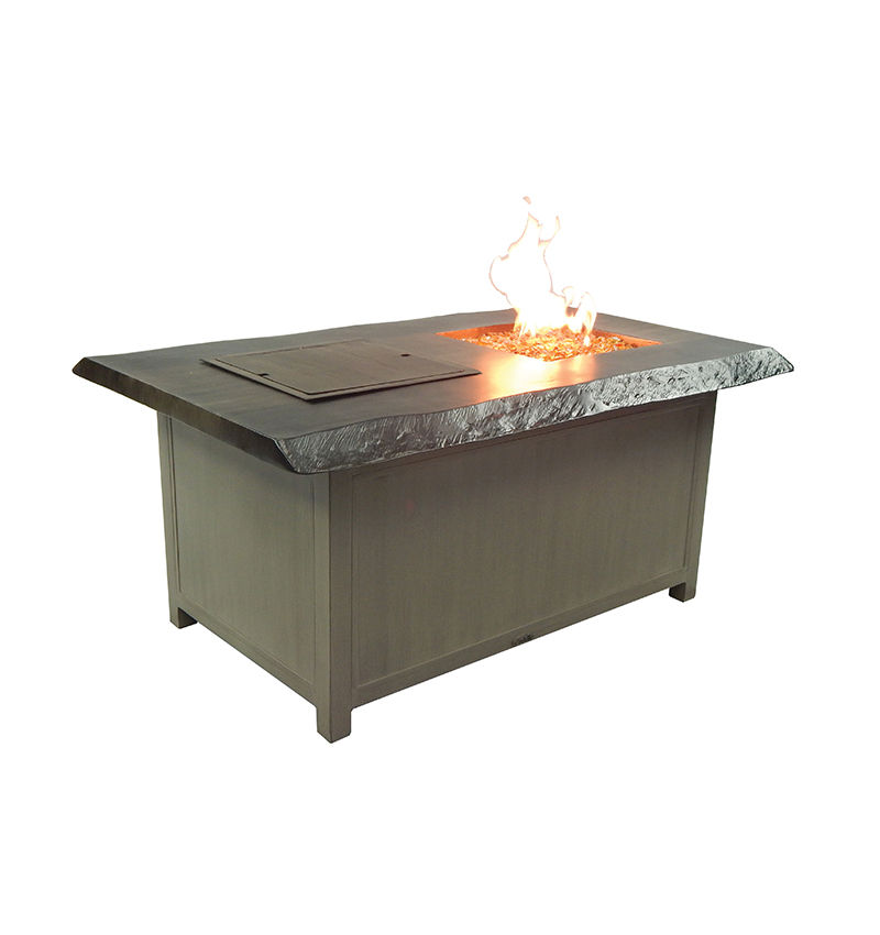 Castelle Altra Rectangular Fire and Ice Coffee Table By Castelle 