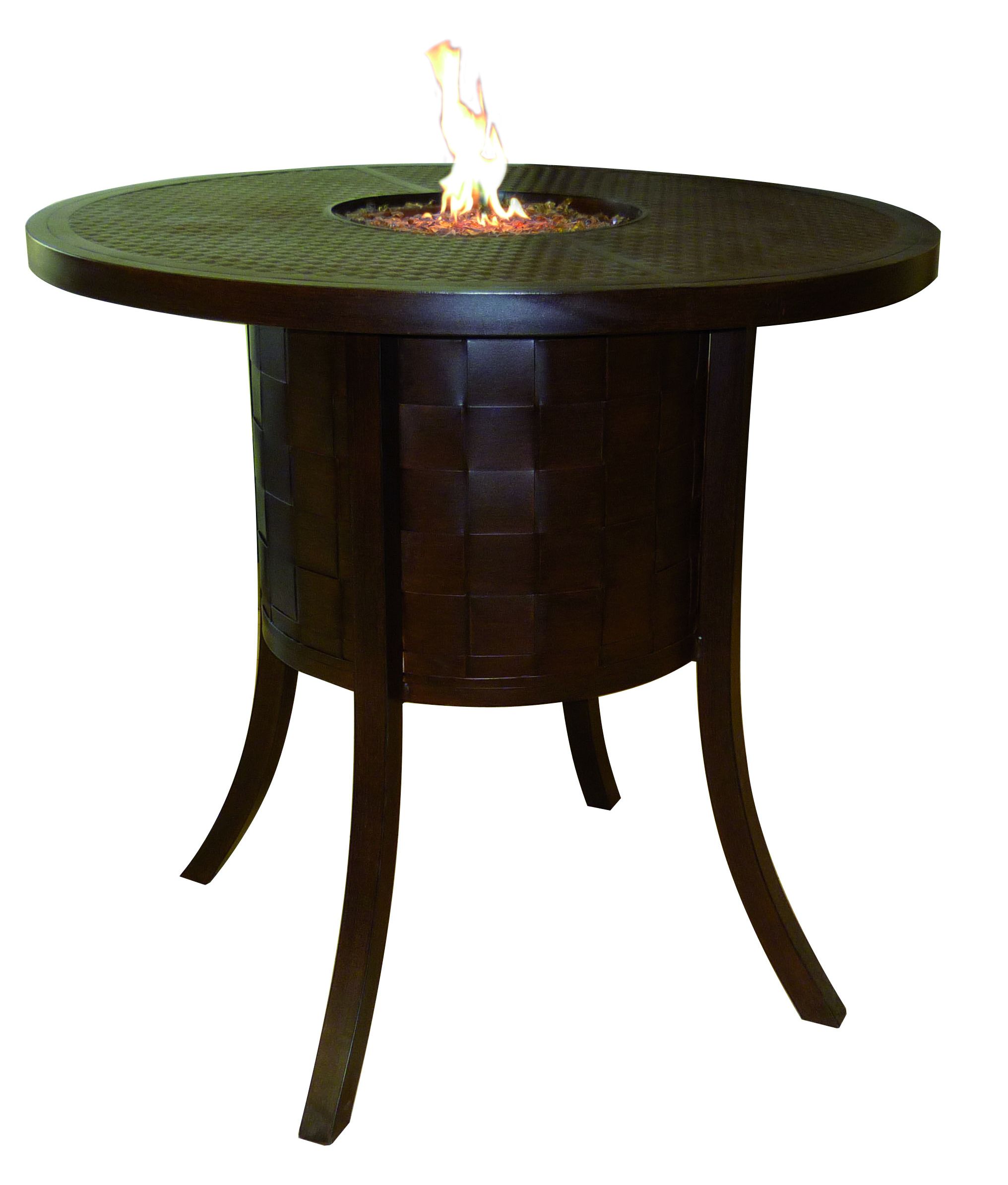 Castelle Classical Bar Height Firepit Table By Castelle 