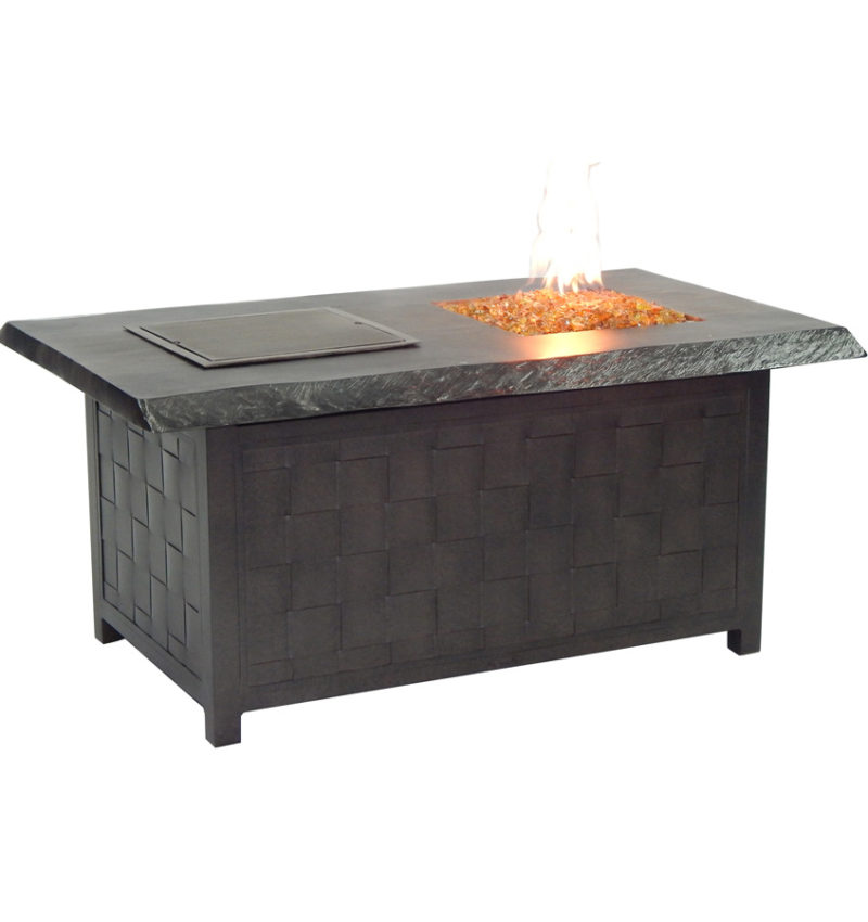 Castelle Classical Rectangular Fire and Ice Coffee Table By Castelle 