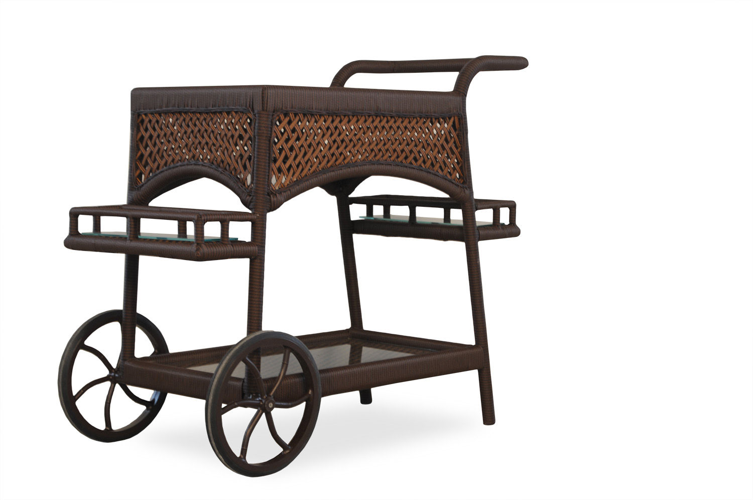 Lloyd Flanders Grand Traverse Bar Cart by Lloyd Flanders 
