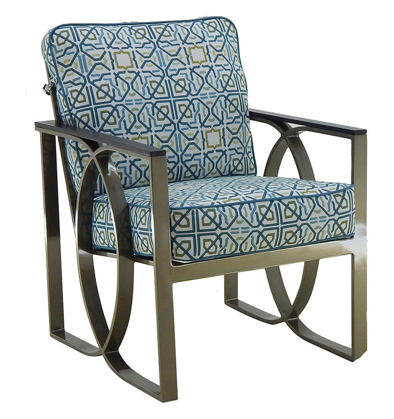 Castelle Cushioned Dining Chair By Castelle 