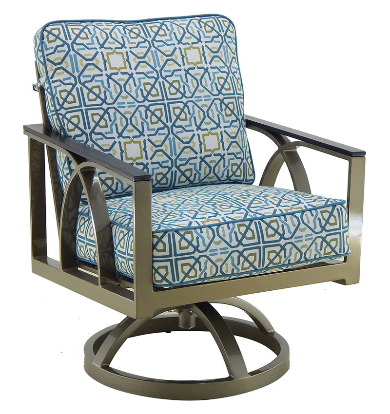 Castelle Cushioned Swivel Rocker By Castelle 
