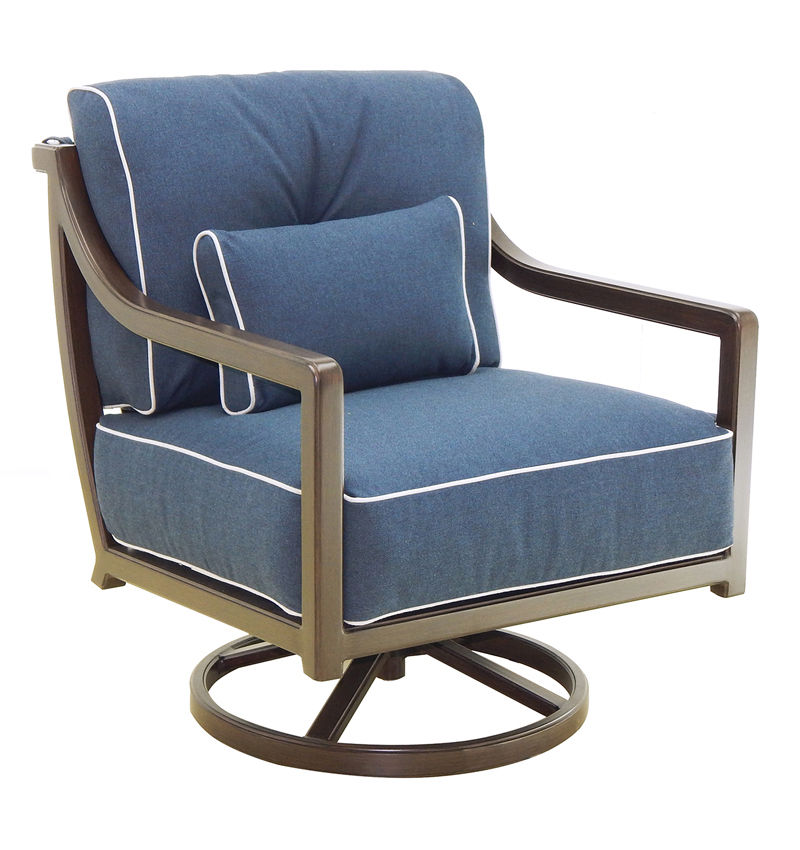 Castelle Cushioned Lounge Swivel Rocker By Castelle 