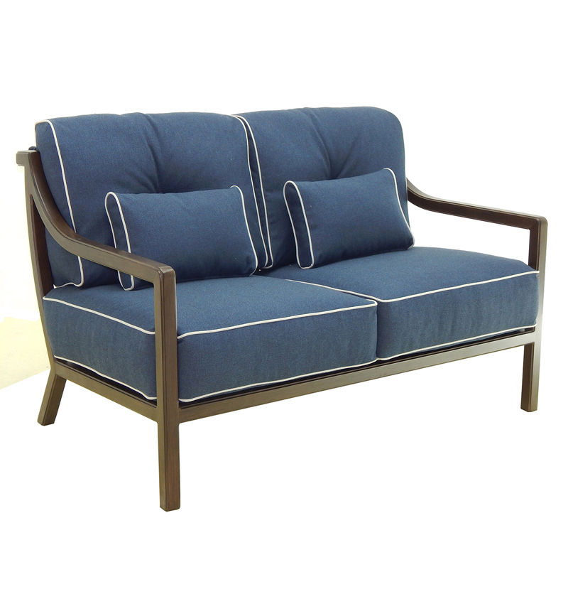 Castelle Cushioned Loveseat By Castelle 
