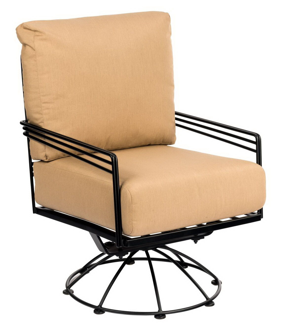 Woodard Swivel Rocking Lounge Chair By Woodard 