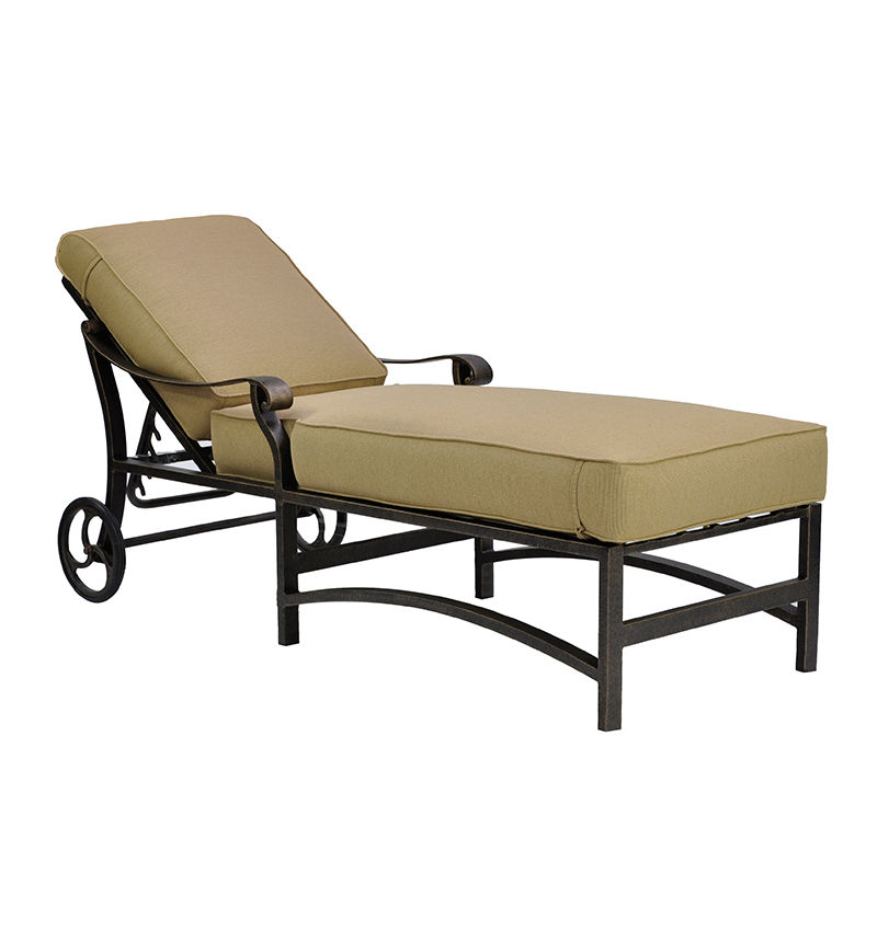 Castelle Cushioned Chaise Lounge By Castelle 