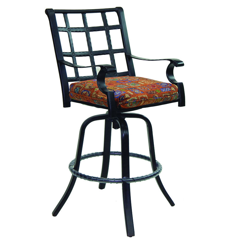 Castelle Cast Swivel Bar Stool By Castelle 