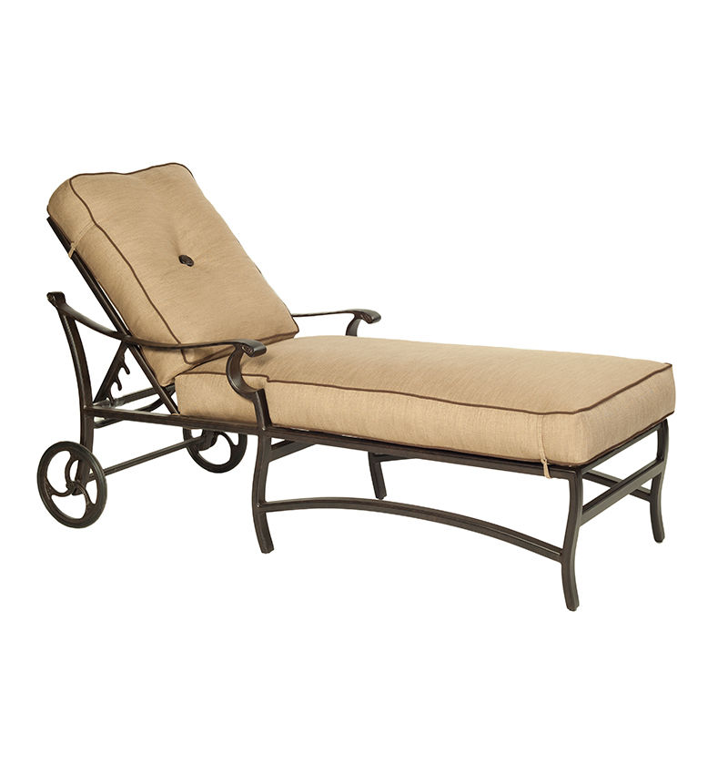 Castelle Cushioned Chaise Lounge By Castelle 
