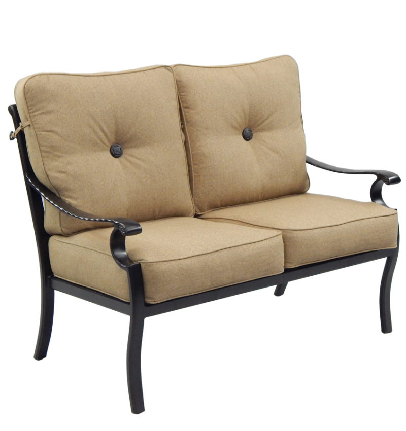 Castelle Metro Cushioned Loveseat By Castelle 