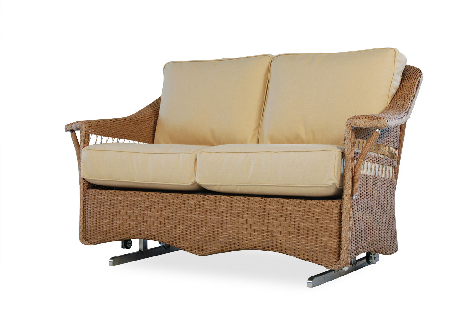 Lloyd Flanders Loveseat Glider By Lloyd Flanders 