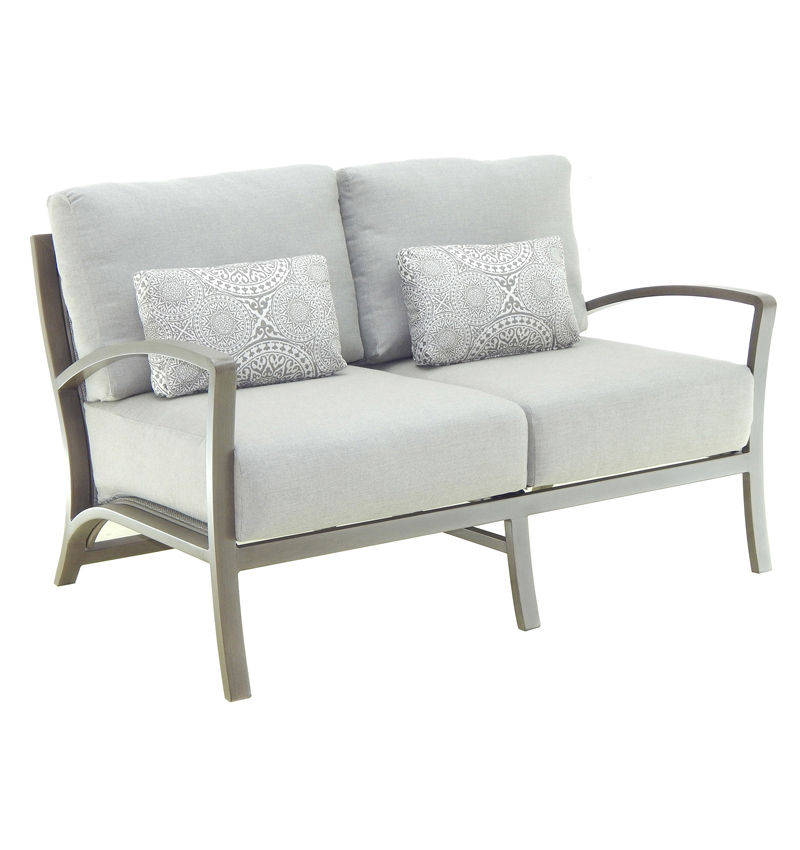 Castelle Cushioned Loveseat By Castelle 