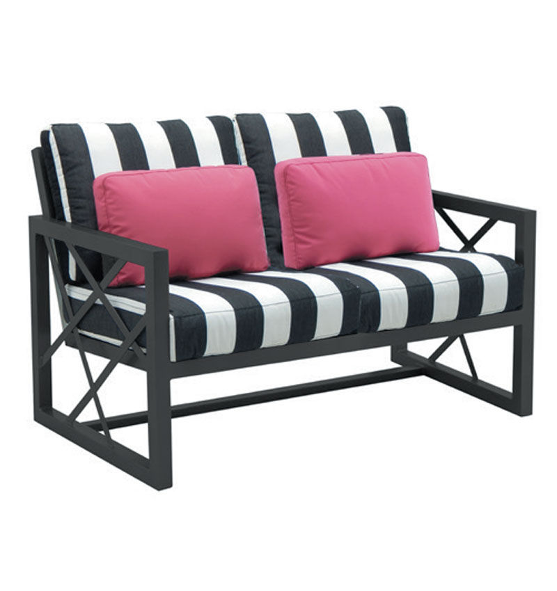 Castelle Palm Springs Cushioned Loveseat By Castelle 