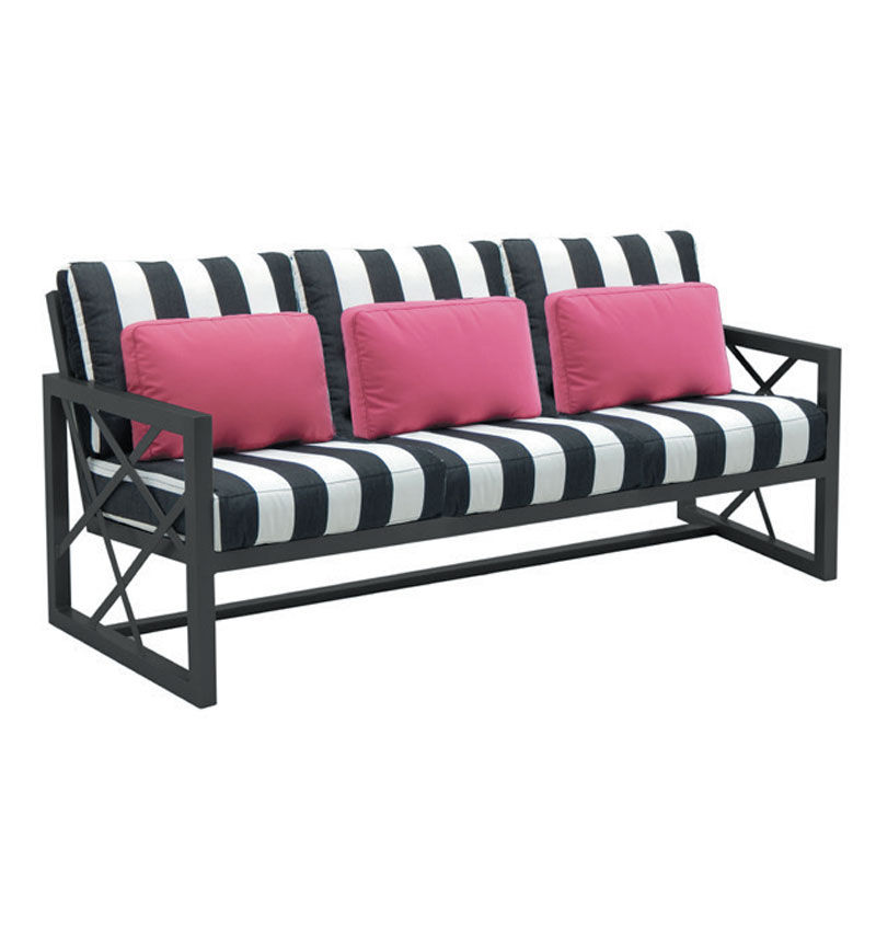 Castelle Palm Springs Cushioned Sofa By Castelle 