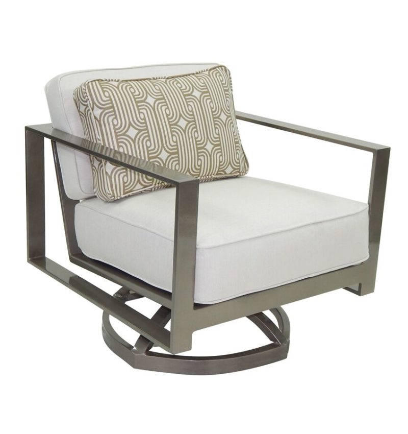 Castelle Cushioned Lounge Swivel Rocker By Castelle 