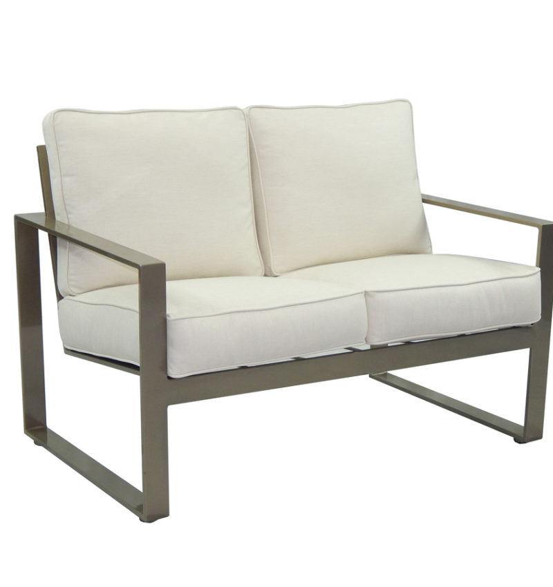 Castelle Metro Cushioned Loveseat By Castelle 
