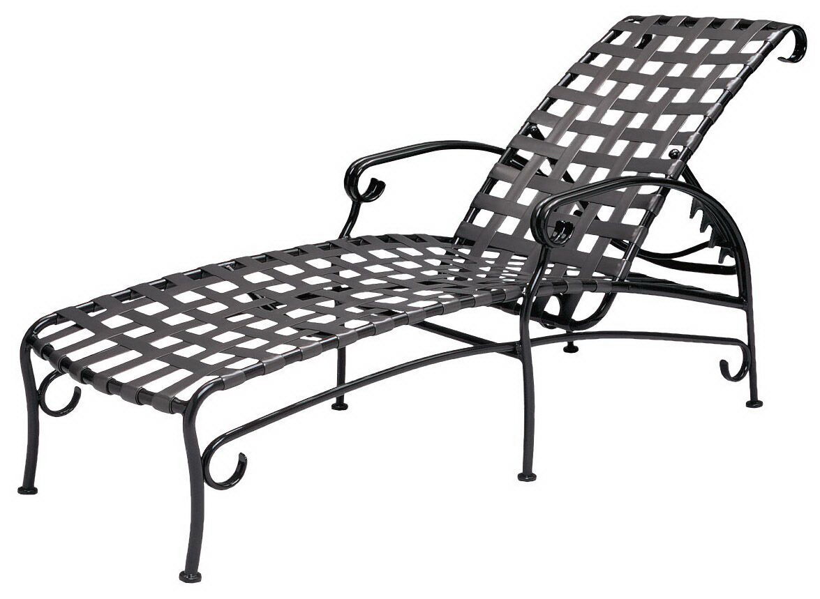 Woodard Chaise Lounge By Woodard 