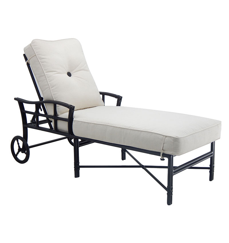 Castelle Resort Fusion Cushioned Chaise Lounge By Castelle 