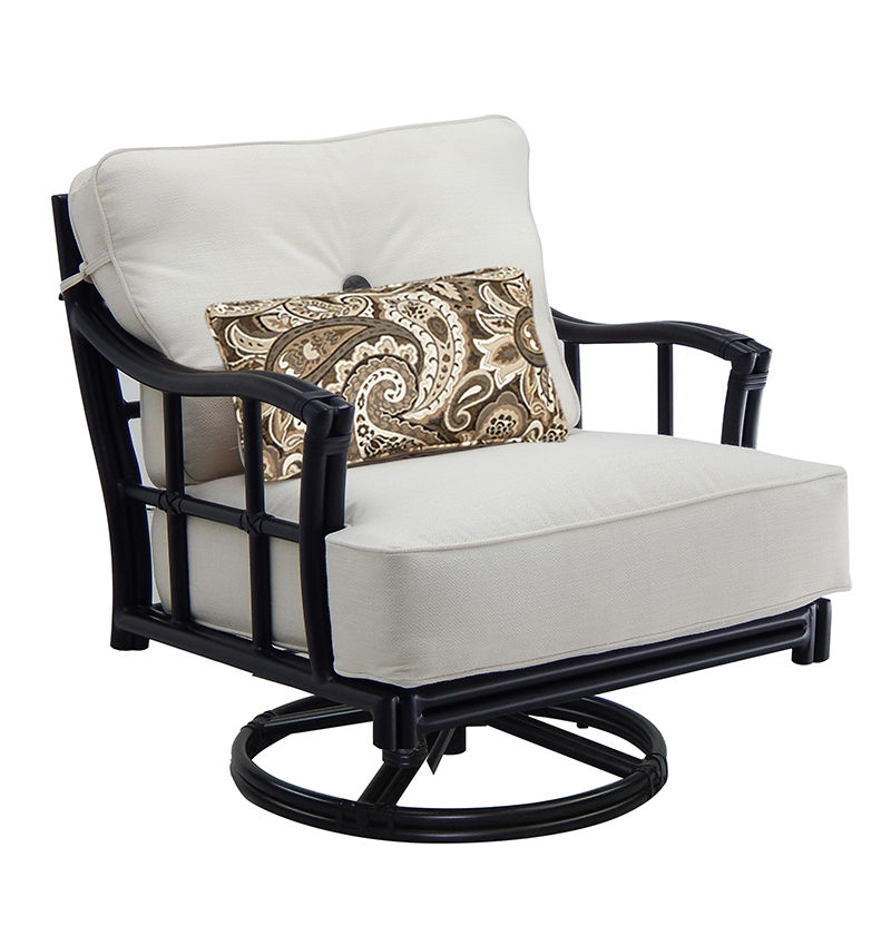 Castelle Resort Fusion Cushioned Lounge Swivel Rocker By Castelle 
