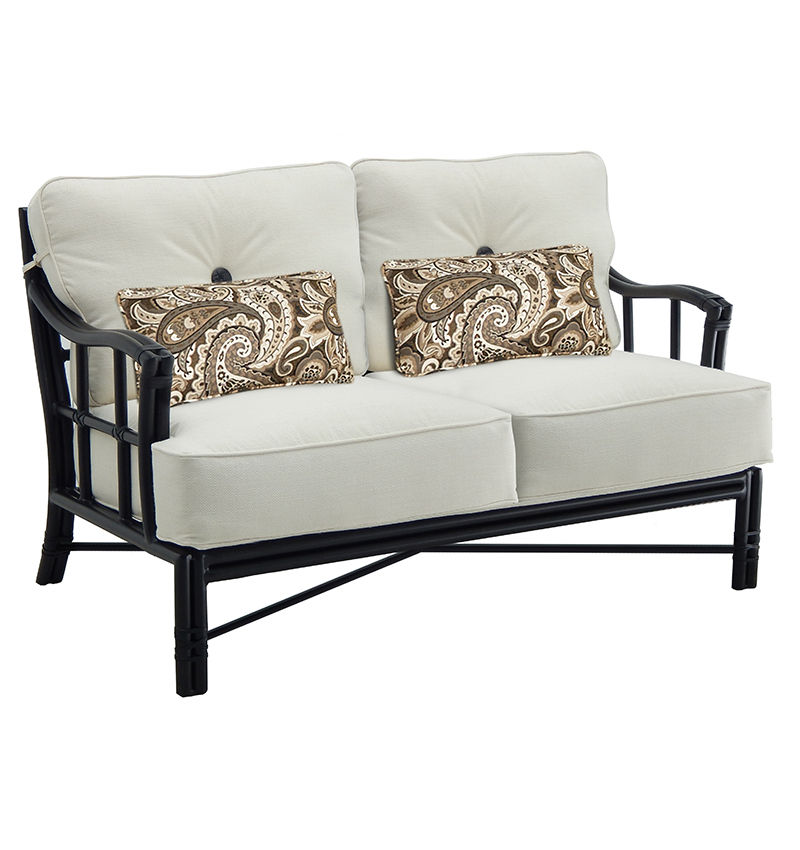 Castelle Resort Fusion Cushioned Loveseat By Castelle 