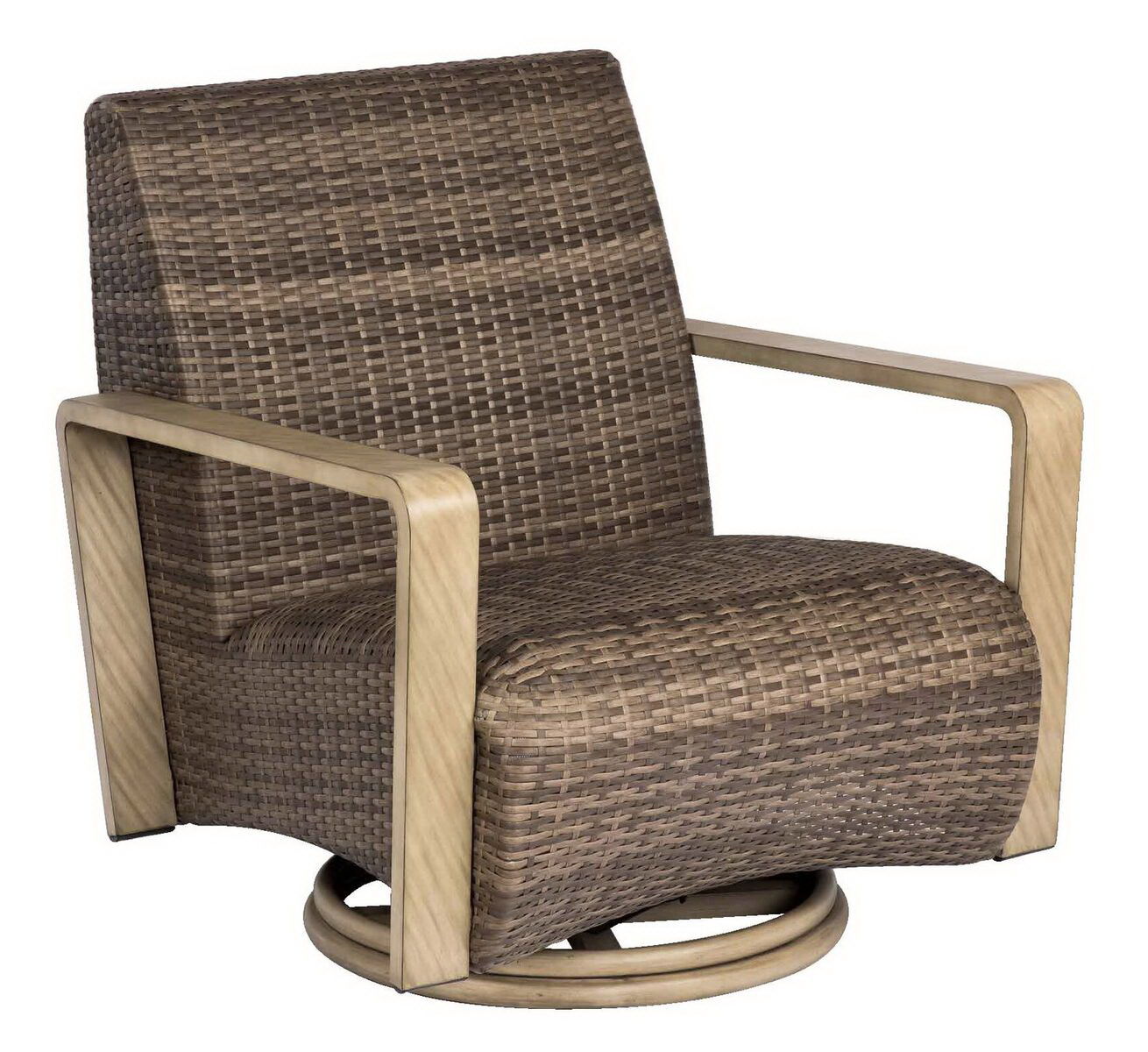 Woodard Swivel Lounge Chair By Woodard 