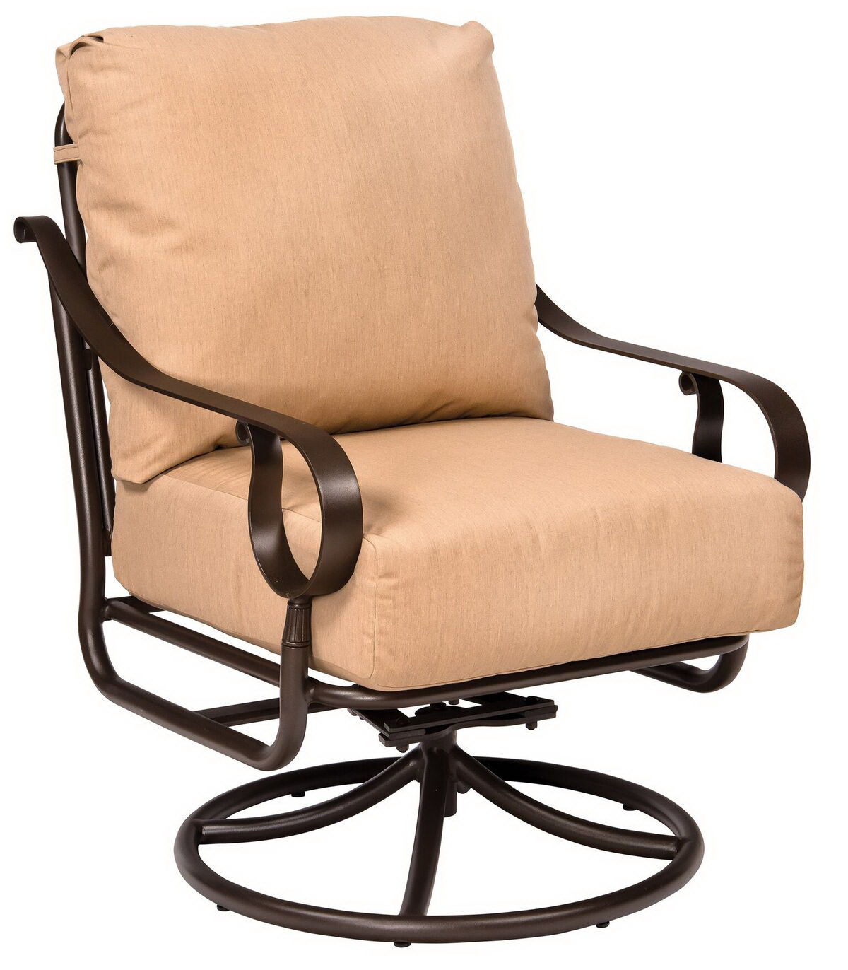 Woodard Swivel Rocking Lounge Chair By Woodard 