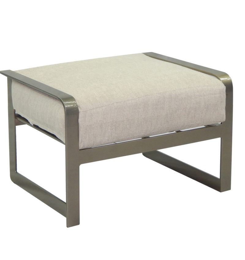 Castelle Metro Cushioned Ottoman By Castelle 