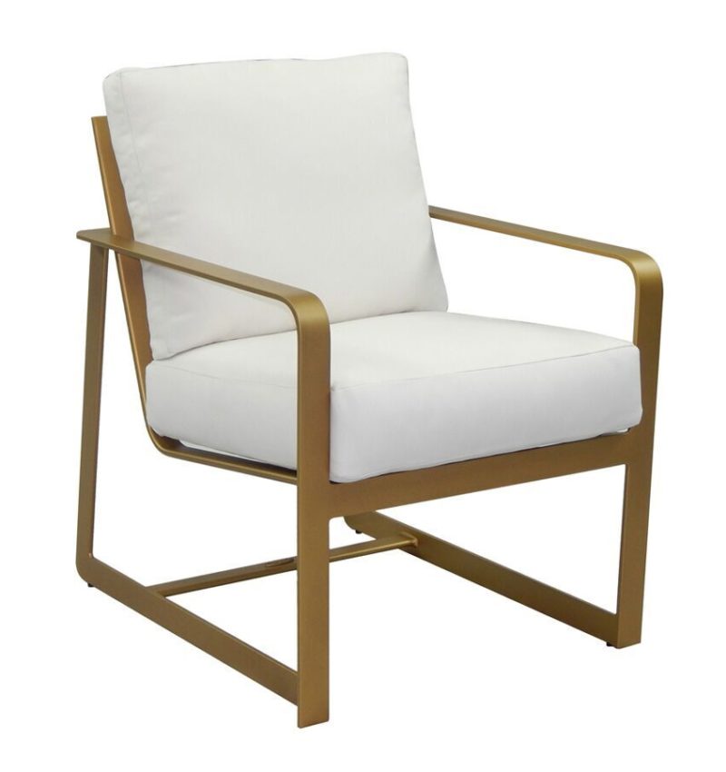 Castelle Cushioned Dining Chair By Castelle 