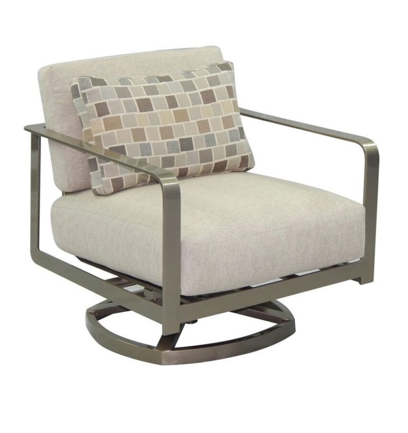 Castelle Cushioned Lounge Swivel Rocker By Castelle 