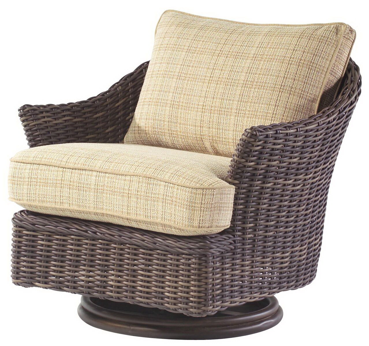 Woodard Swivel Lounge Chair By Woodard 