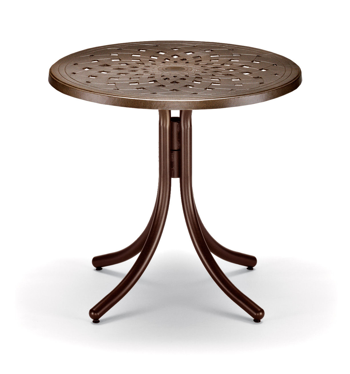 Telescope 30" Round Cast Top Table w/ Hole by Telescope 