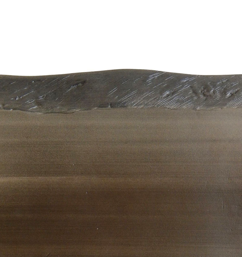 Castelle Live Edge Weathered Wood with Walnut Table Top By Castelle 