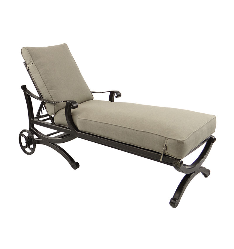 Castelle Cushioned Chaise Lounge By Castelle 