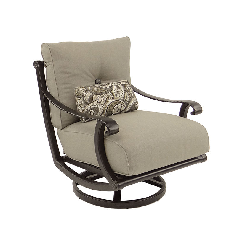 Castelle Cushioned Lounge Swivel Rocker By Castelle 