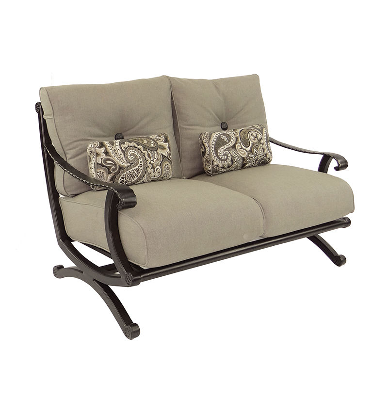 Castelle Cushioned Loveseat By Castelle 