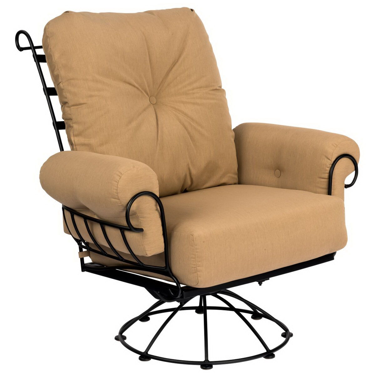 Woodard Swivel Rocking Lounge Chair By Woodard 