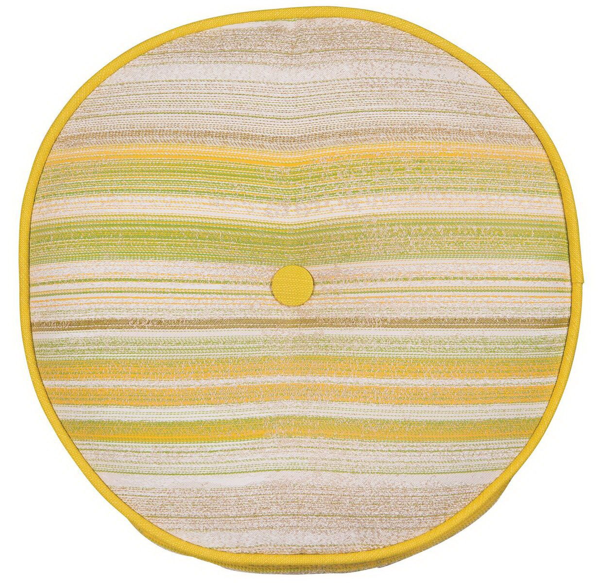 Woodard Round Throw Pillow With Button By Woodard 