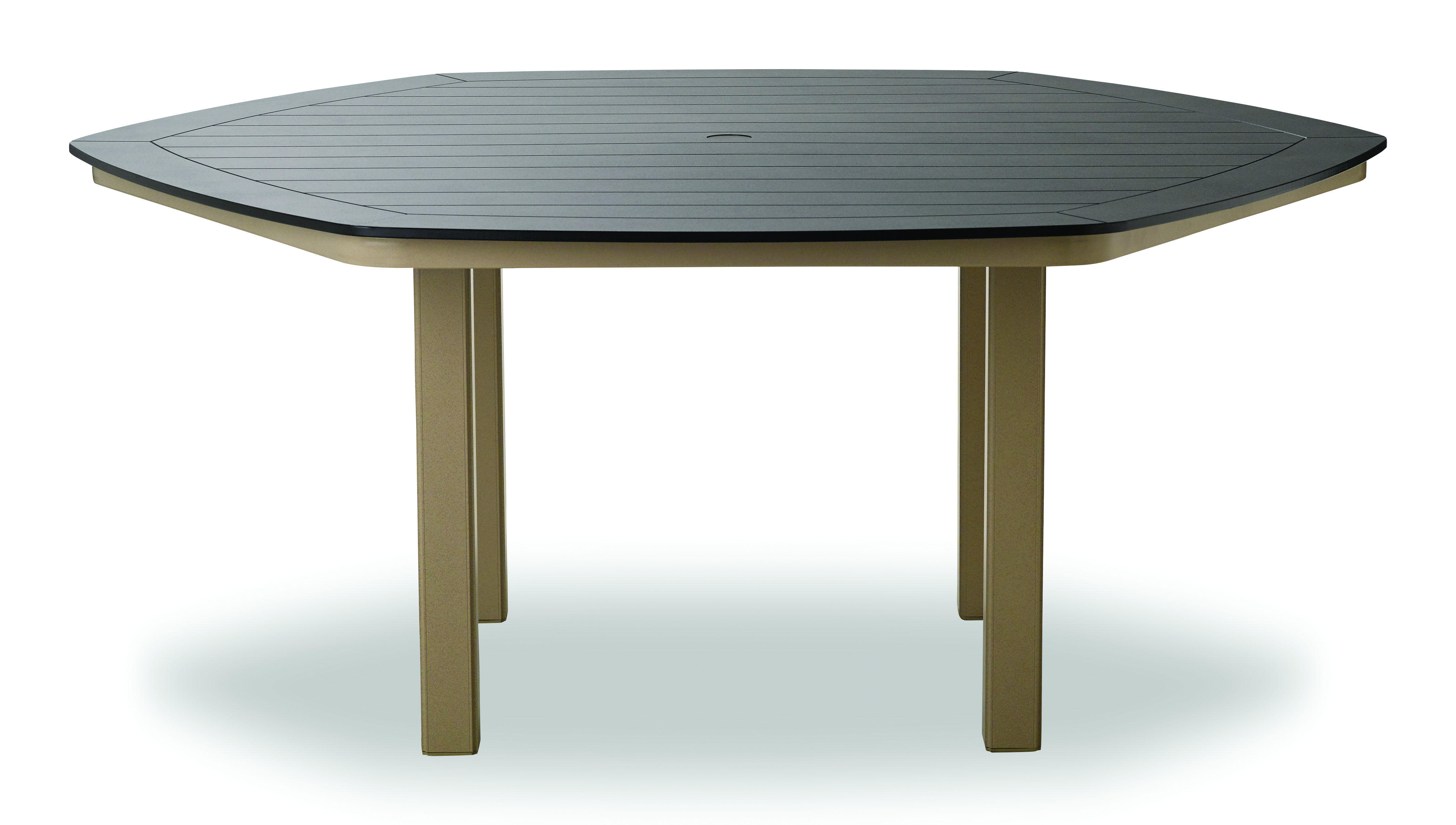 Telescope 62" Hexagonal MGP Top Table w/ Hole by Telescope 