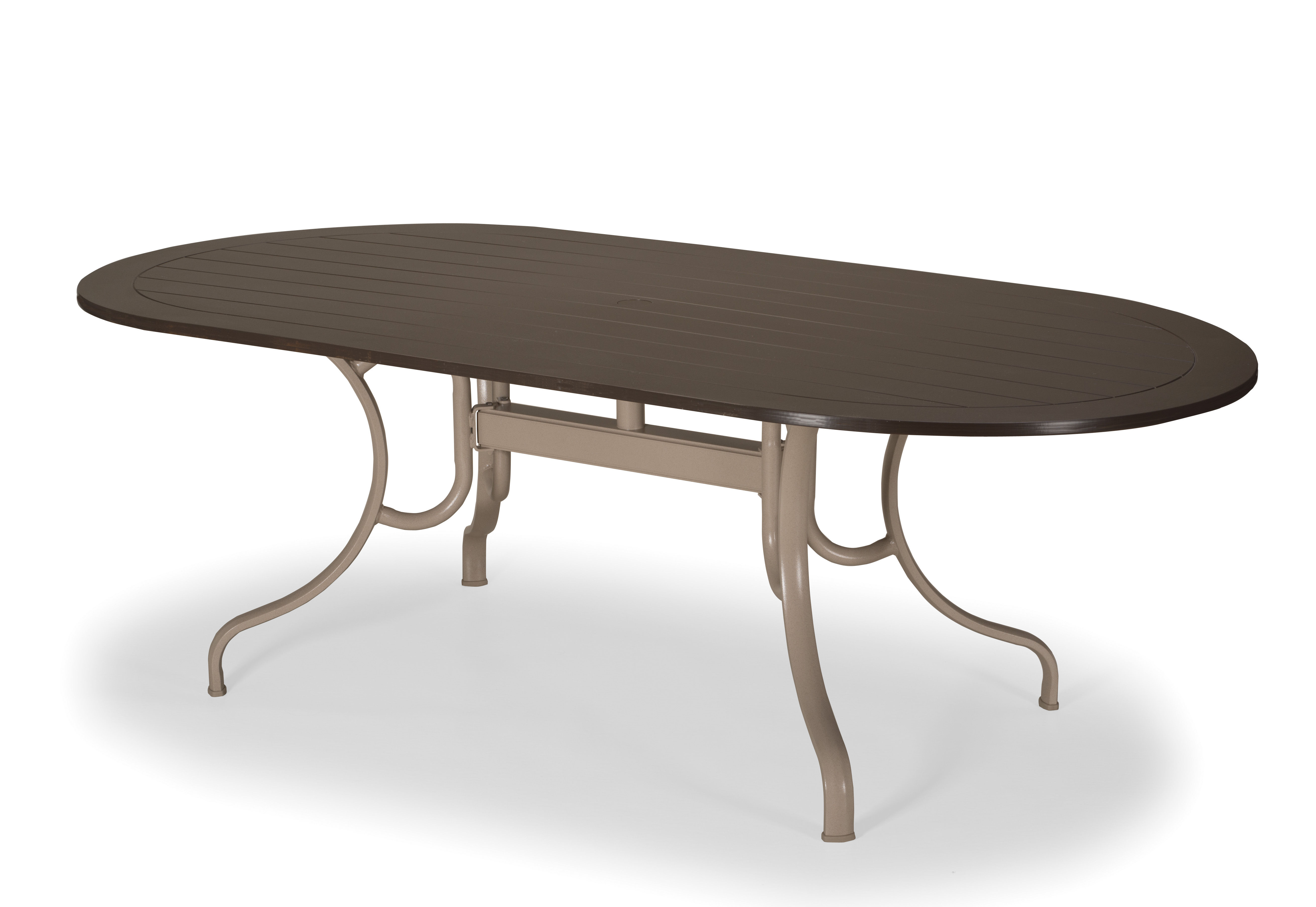 Telescope 42" x 84" Oval MGP Top Table w/ Hole by Telescope 