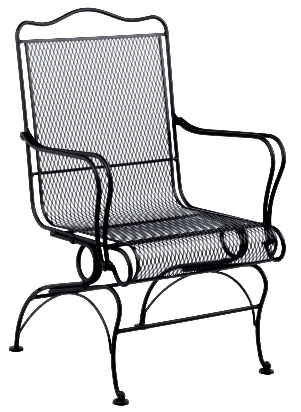 Woodard High Back Coil Spring Chair By Woodard 
